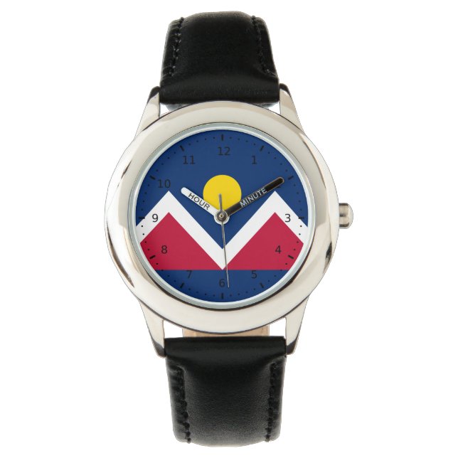 Montre Drapeau de Denver, Colorado (devant)