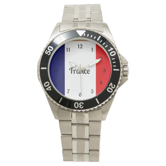 Montre Drapeau de France (devant)