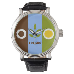 Montre Drapeau de Fresno, Californie