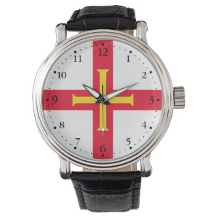 Montre Drapeau de Guernsey