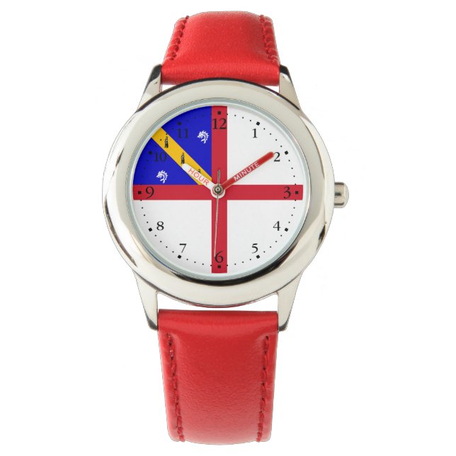 Montre Drapeau de Herm (devant)