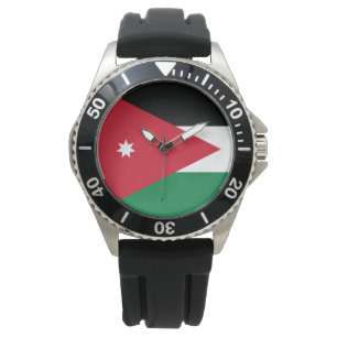 Montre Drapeau de Jordanie