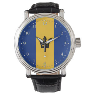 Montre Drapeau de la Barbade patriotique