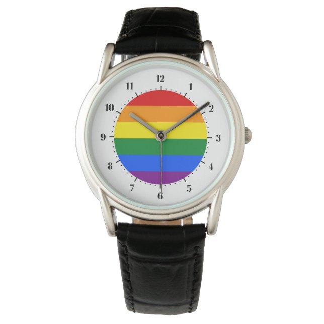 Montre Drapeau de la fierté LGBT Wistwatch (devant)