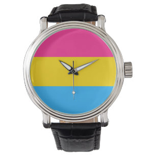 Montre Drapeau de la fierté Pansexual