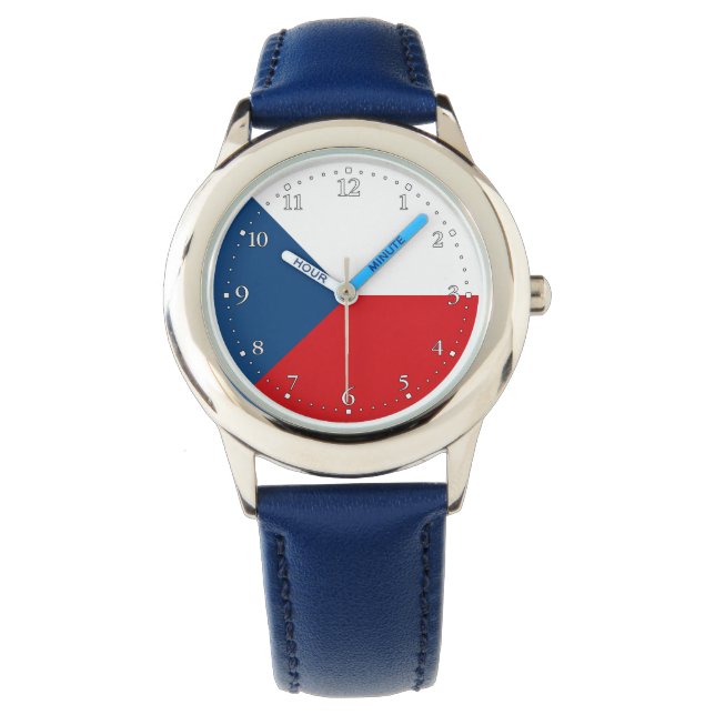 Montre Drapeau de la République tchèque (devant)
