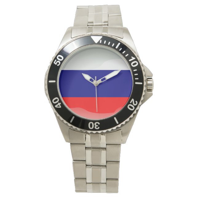 Montre Drapeau de la Russie (devant)