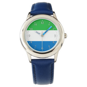 Montre Drapeau de la Sierra Leone