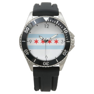 Montre Drapeau de la ville de Chicago (Illinois)