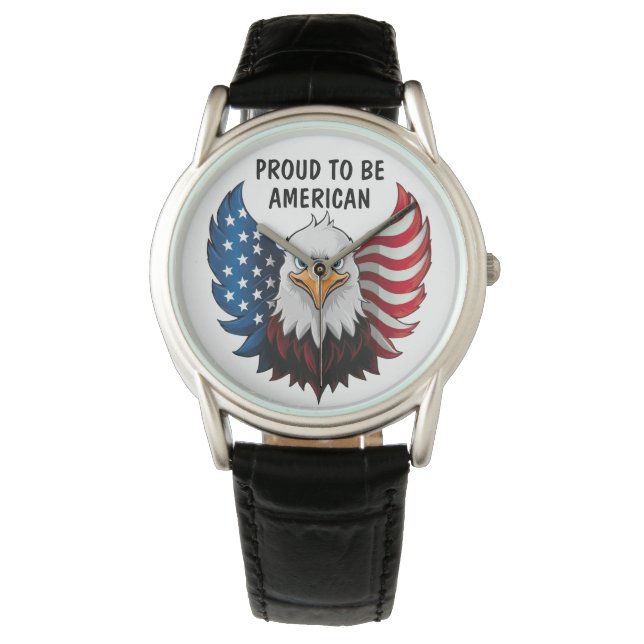 Montre Drapeau de l'aigle américain (devant)