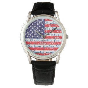 Montre Drapeau de l'Allégence USA