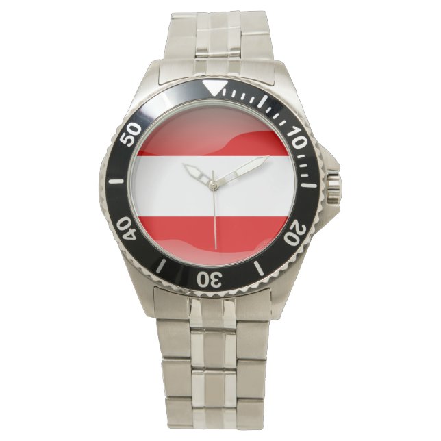 Montre Drapeau de l'Autriche (devant)