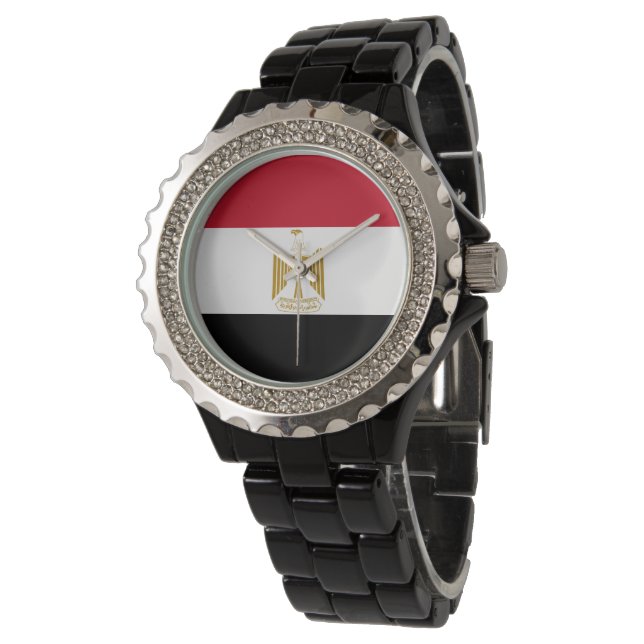 Montre Drapeau de l'Égypte (Incliné)