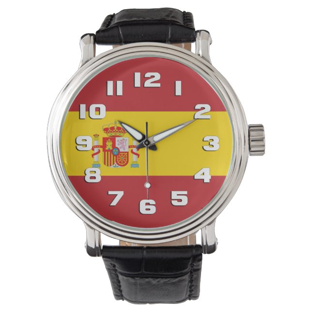 Montre Drapeau de l'Espagne (devant)