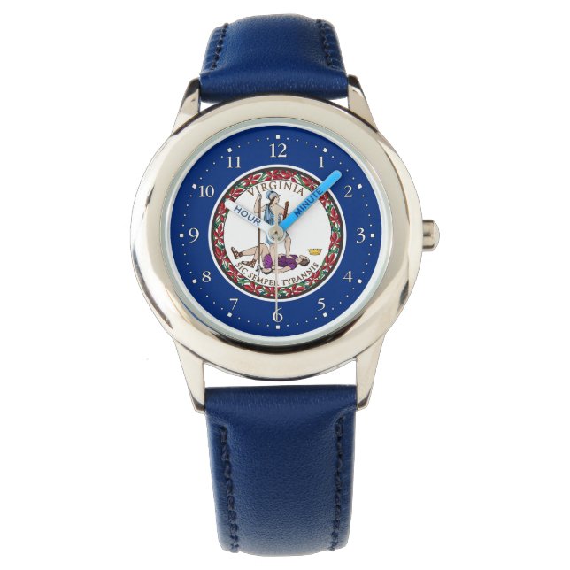 Montre Drapeau de l'État de Virginie (devant)