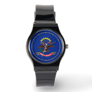 Montre Drapeau de l'État du Dakota du Nord