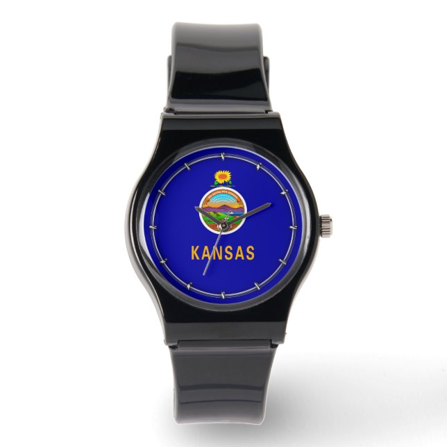 Montre Drapeau de l'État du Kansas (Recto)