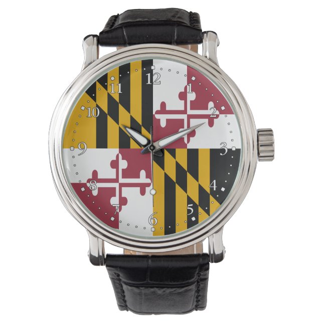 Montre Drapeau de l'État du Maryland (devant)