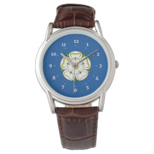Montre Drapeau de l'horloge murale Carré du Yorkshire