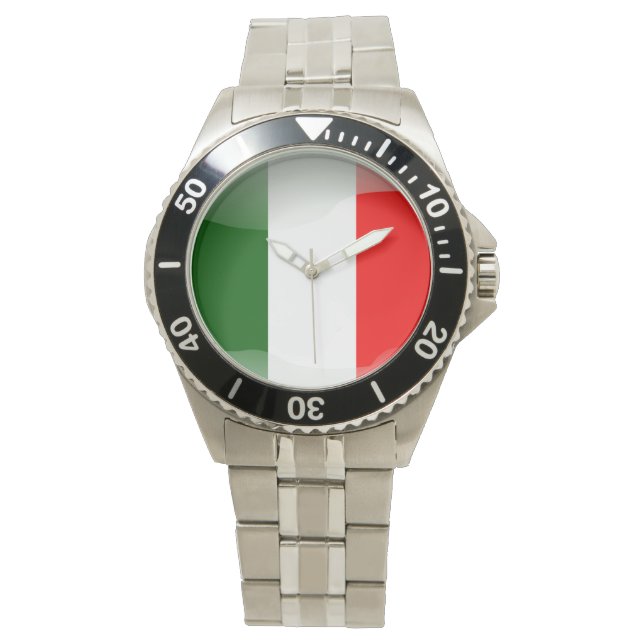Montre Drapeau de l'Italie (devant)