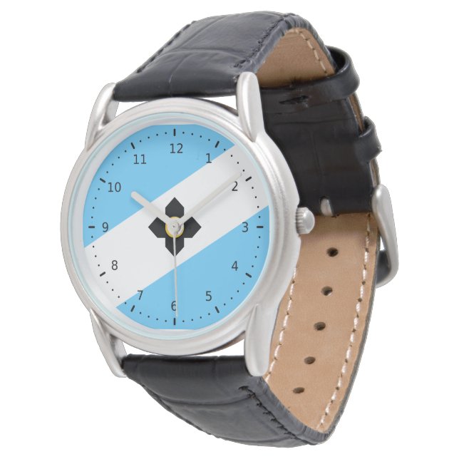 Montre Drapeau de Madison, Wisconsin (Incliné)