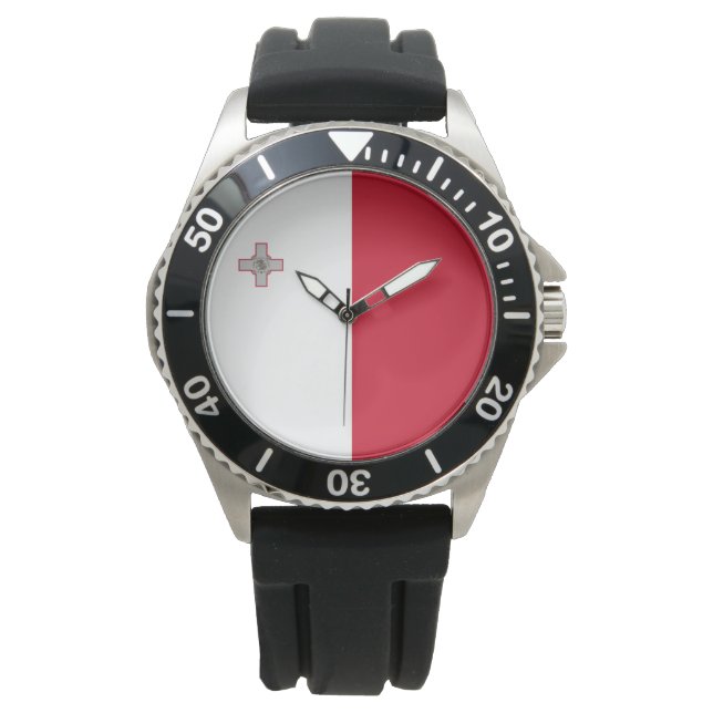 Montre Drapeau de Malte (devant)