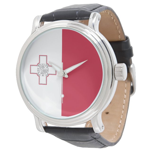 Montre Drapeau de Malte (Incliné)