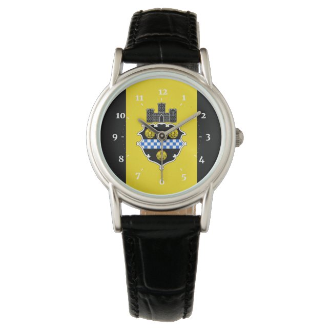 Montre Drapeau de Pittsburgh, Pennsylvanie Watch (devant)