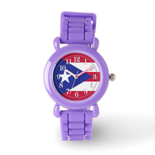 Montre Drapeau de Porto Rico (Recto)