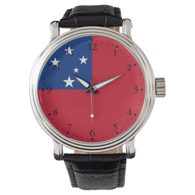 Montre Drapeau de Samoa (devant)