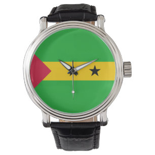 Montre Drapeau de São Tomé et Príncipe (Sao Tomé-et-Princ