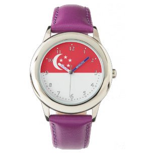 Montre Drapeau de Singapour