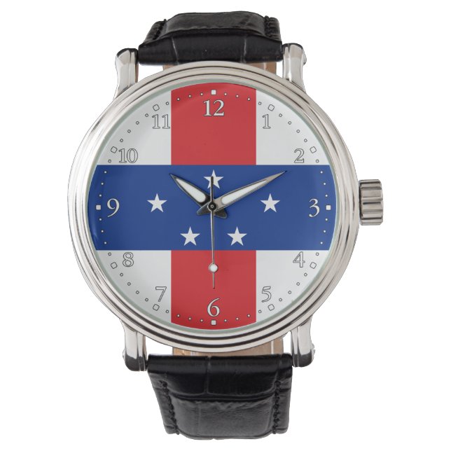 Montre Drapeau des Antilles Pays-Bas (devant)