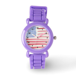 Montre Drapeau des Etats-Unis d'Américains