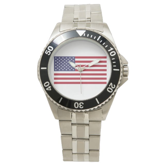 Montre Drapeau des États-Unis d'Amérique (devant)