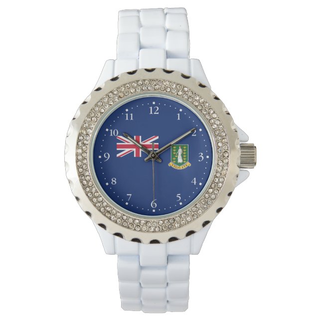 Montre Drapeau des îles Vierges britanniques (devant)