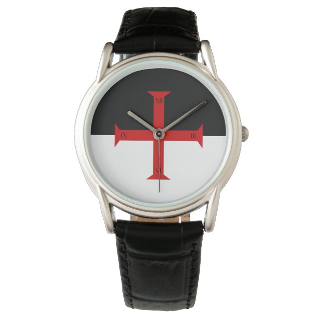 Montre Drapeau des Templiers (devant)
