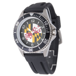 Montre Drapeau d'état dynamique du Maryland