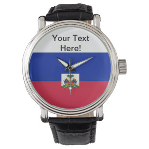 Montre Drapeau d'Haïti