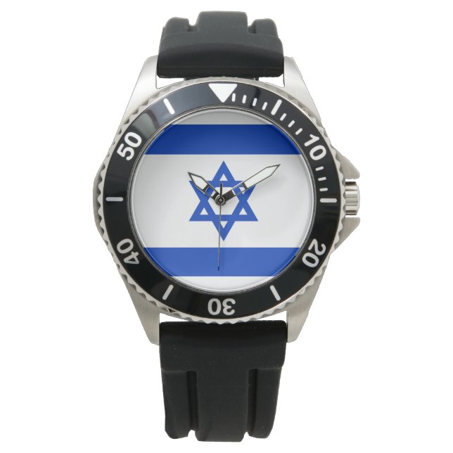Montre Drapeau d'Israël (devant)
