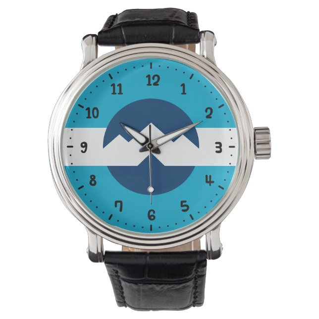 Montre Drapeau d'Ogden, Utah (devant)