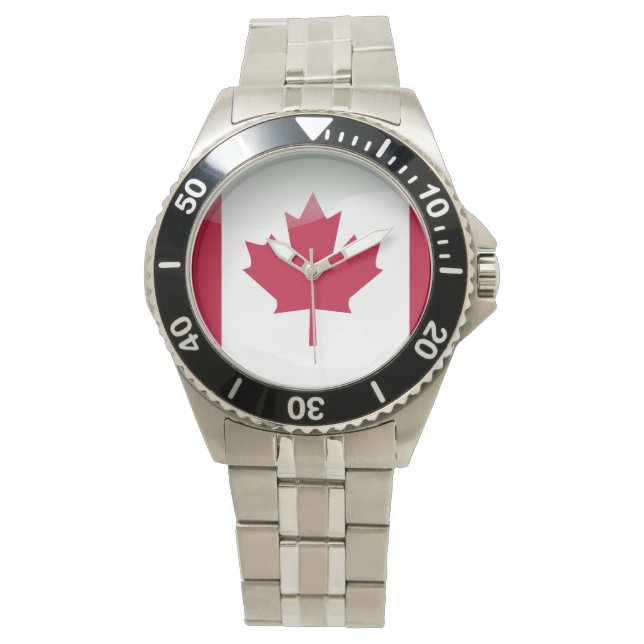 Montre Drapeau du Canada (devant)