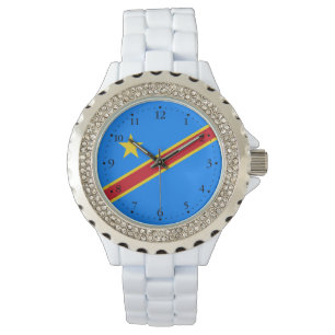 Montre Drapeau du Congo Kinshasa