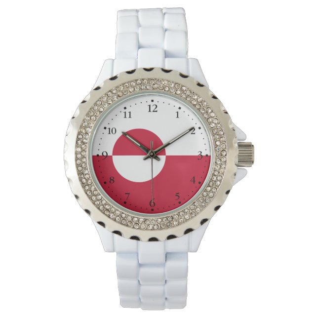 Montre Drapeau du Groenland (devant)