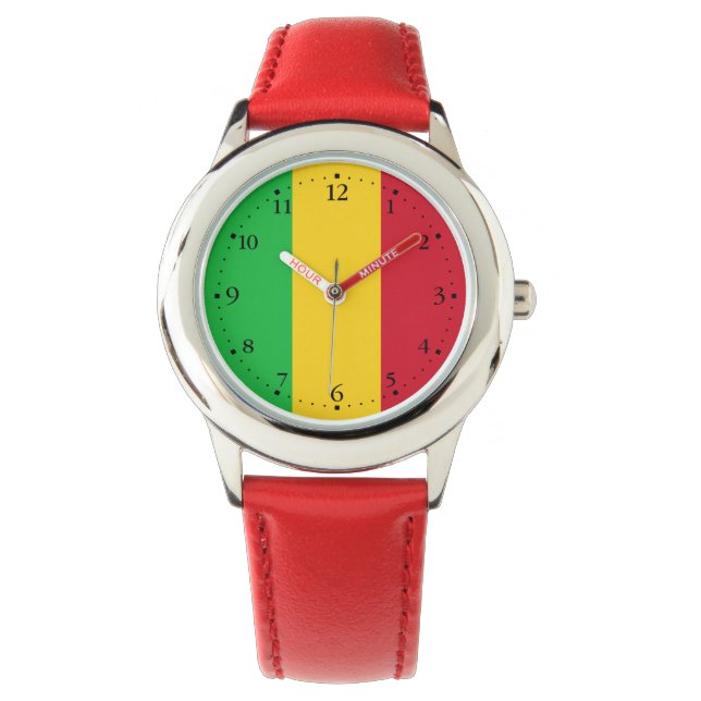 Montre Drapeau du Mali (devant)