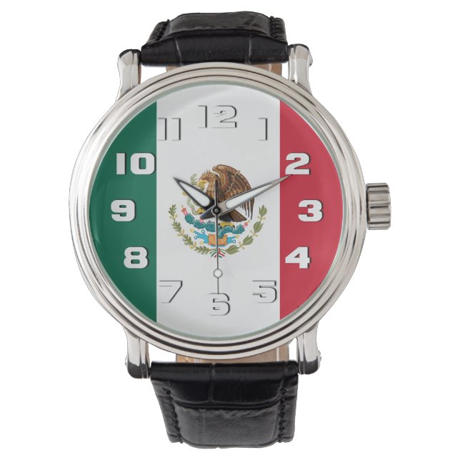 Montre Drapeau du Mexique (devant)