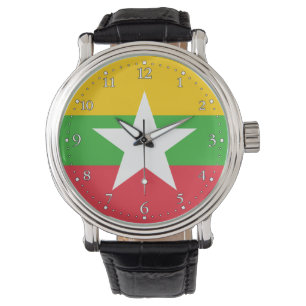 Montre Drapeau du Myanmar