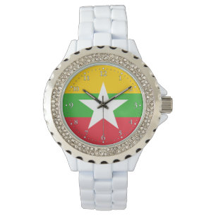 Montre Drapeau du Myanmar