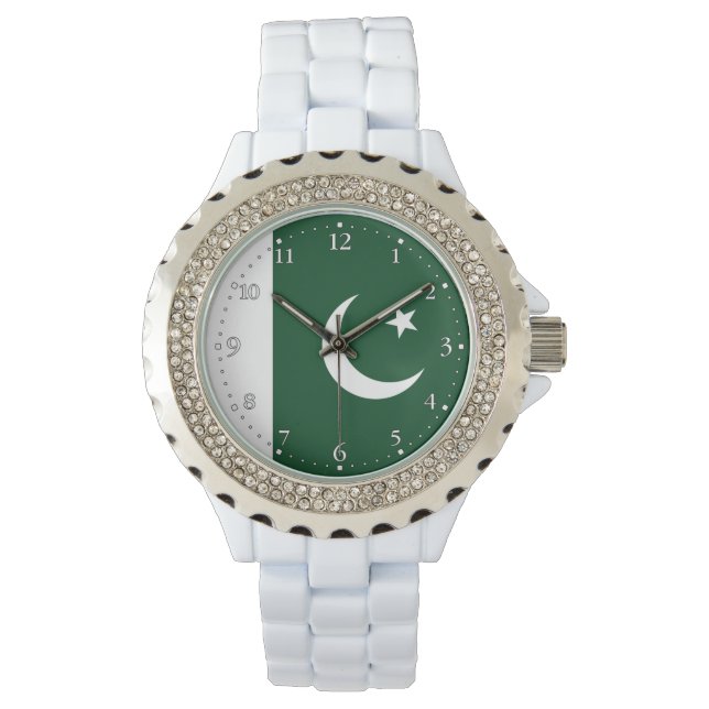 Montre Drapeau du Pakistan (devant)