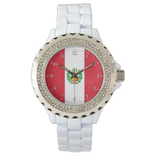 Montre Drapeau du Pérou